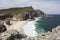 Rocks, coast, beach and lighthouse at the Cape of Good Hope