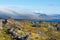 Rocks on the coast of the fjord on Iceland