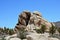 Rocks in Desert Landscape in Joshua Tree National Park, California