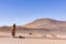 Rocks and desert in Los Flamencos National Reserve