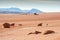Rocks in the desert on plateau Altiplano, Bolivia