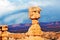 Rocks exposed to erosion action at Bryce Canyon