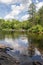 Rocks and forest at the Oxtongue River near Muskoka