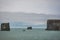 Rocks formation on Dyrholaey cape near Vik, Iceland