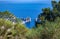 Rocks formations Faraglioni, Island Capri, Gulf of Naples, Italy, Europe