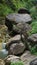 rocks, limestone boulders over a mountain stream, stream.