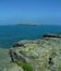 The rocks and moelfre island