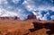 Rocks in Monument Valley, Wild West USA