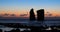 Rocks of Mosteiros on sunset, Sao Miguel, Azores