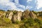 The rocks in the mountains of Armenia