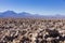 Rocks and mountains in Los Flamencos National Reserve