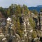 Rocks near the famous Bastei in Swiss Saxony