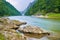 Rocks riverbank mountains Dunajec River mountainside