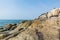 Rocks , sea and blue sky - Bangsaen Beach, Khao Sam Muk, Chonb