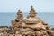 The rocks and sea caves at the coast of Peyia, Cyprus