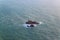 Rocks in the sea. The greatness of the Atlantic ocean. The most western point of Europe. Cabo da Roca, Portugal