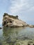 Rocks in the sea, Sveti Nikola island, Budva, Montenegro