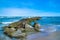 Rocks on Shell Island in Georgetown, South Carolina