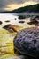 Rocks at shore of Georgian Bay