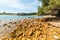 Rocks in a small cove in Costa Smeralda