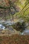 Rocks of Solitude Gorge on the North Esk River in Scotland.