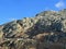 Rocks and stones in the autumn Swiss Alpine environment and in the St. Gotthard pass Gotthardpass mountain area, Airolo