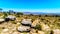 Rocks strewn on the Highveld plateau at the Blyde River Canyon along the Panorama Route