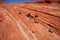 Rocks on Striped Sandstone Near the Fire Wave