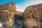 Rocks Wadi Mujib -- national park located in area of Dead sea, Jordan