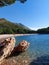 Rocks water sea beach Montenegro Sveti Stefan