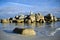 Rocks and waves, Bay of Fires, Tasmania