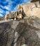 Rockscape granite mountain landscape cloud sky