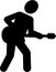 Rockstar guitar pictogram