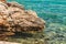 Rocky adriatic shore