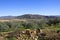 Rocky Andalusian landscape with mountains