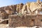 Rocky architectural cliff dwellings in Kandovan village