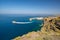 Rocky atlantic coast in the west part of Gran Canaria island