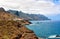 Rocky Atlantic ocean coast near Benijo, Tenerife