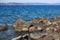 Rocky bay in the Adriatic sea in Croatia