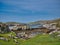 A rocky bay on the coast the island of Bernera Great Bernera in Loch Roag on the north-west coast of Lewis in the Outer Hebrides