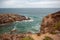 Rocky bay on an overcast day at port elliot on the fleurieu peninsula south australia on 3rd april 2019