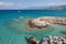 Rocky beach, Agios Nikolaos, Crete