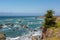 Rocky beach of the amazing Bodega Bay an hour north of San Francisco. Sonoma County in California, USA