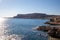 Rocky beach on the coast of Cyprus