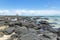 Rocky beach at Grand Gaube, North of Mauritius.