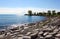 Rocky beach of Lake Ontario