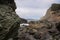 Rocky beach outside San Francisco