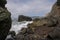 Rocky beach outside San Francisco