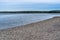 Rocky beach of Sears Island in Maine