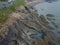 Rocky beachfront donabate beach Ireland